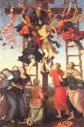 PERUGINO, Pietro The Deposition from the Cross Spain oil painting artist